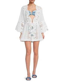 Leilanni Embroidered Cover-Up