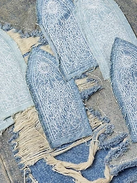 Repaired Patchwork Relaxed Jeans
