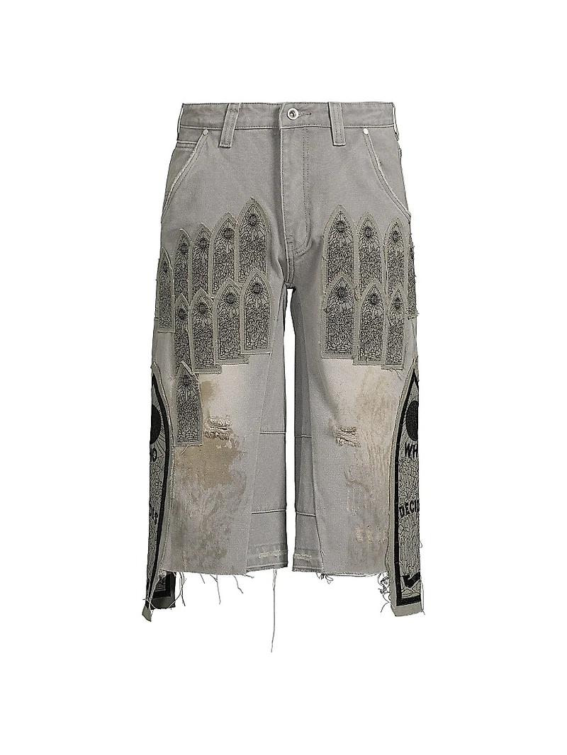 Arched Patch Carpenter Shorts