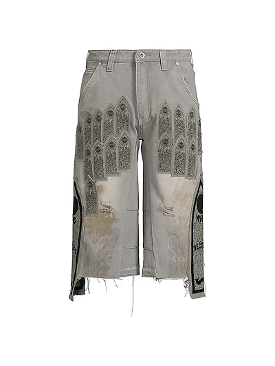 Arched Patch Carpenter Shorts