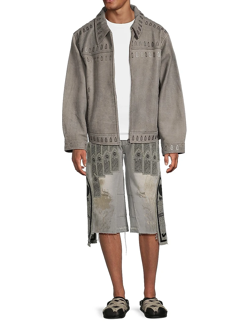 Arched Patch Carpenter Shorts