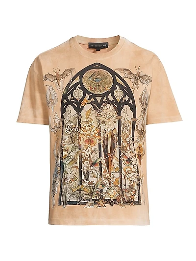 Gleaming Cotton Crewneck T-Shirt