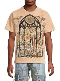 Gleaming Cotton Crewneck T-Shirt