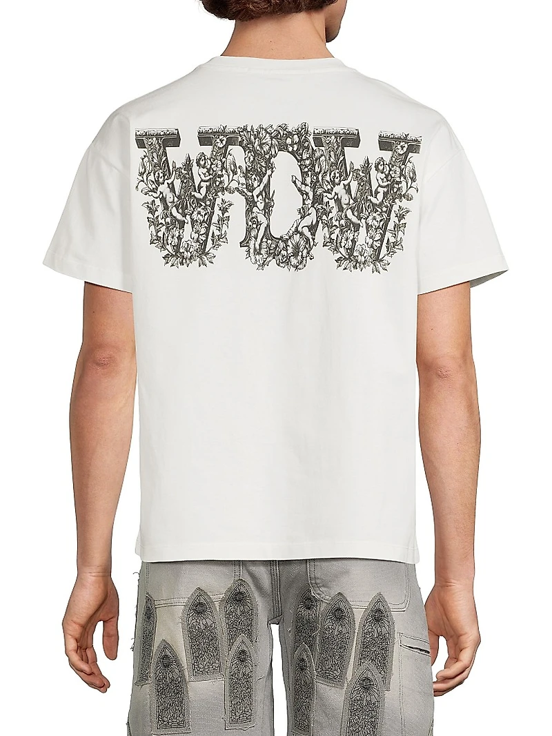 Crossed Heart Crewneck T-Shirt