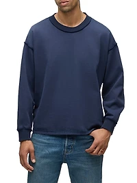 Cotton Crewneck Sweatshirt