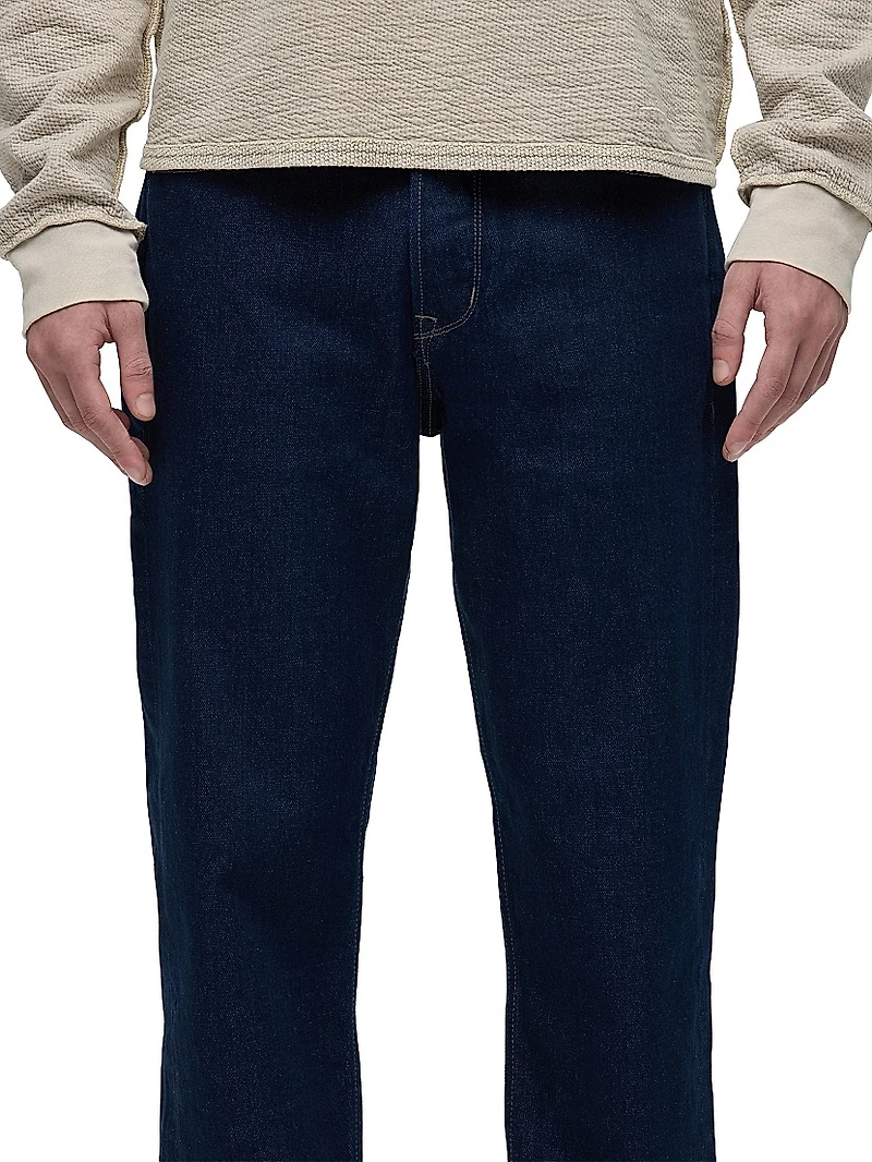 Wes Stretch Straight-Leg Jeans