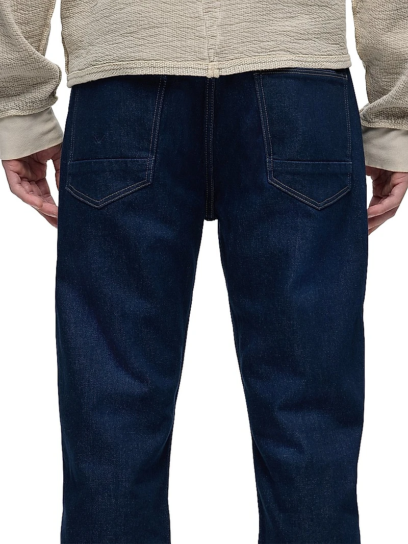 Wes Stretch Straight-Leg Jeans