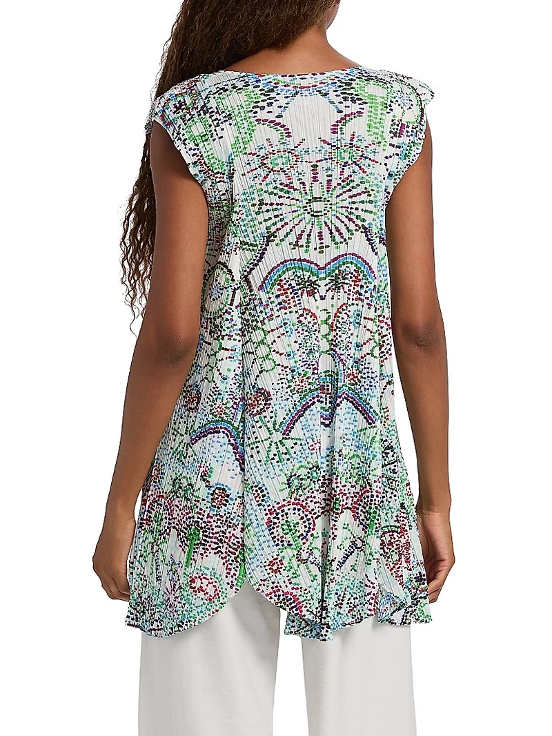 Light Festival Printed Top