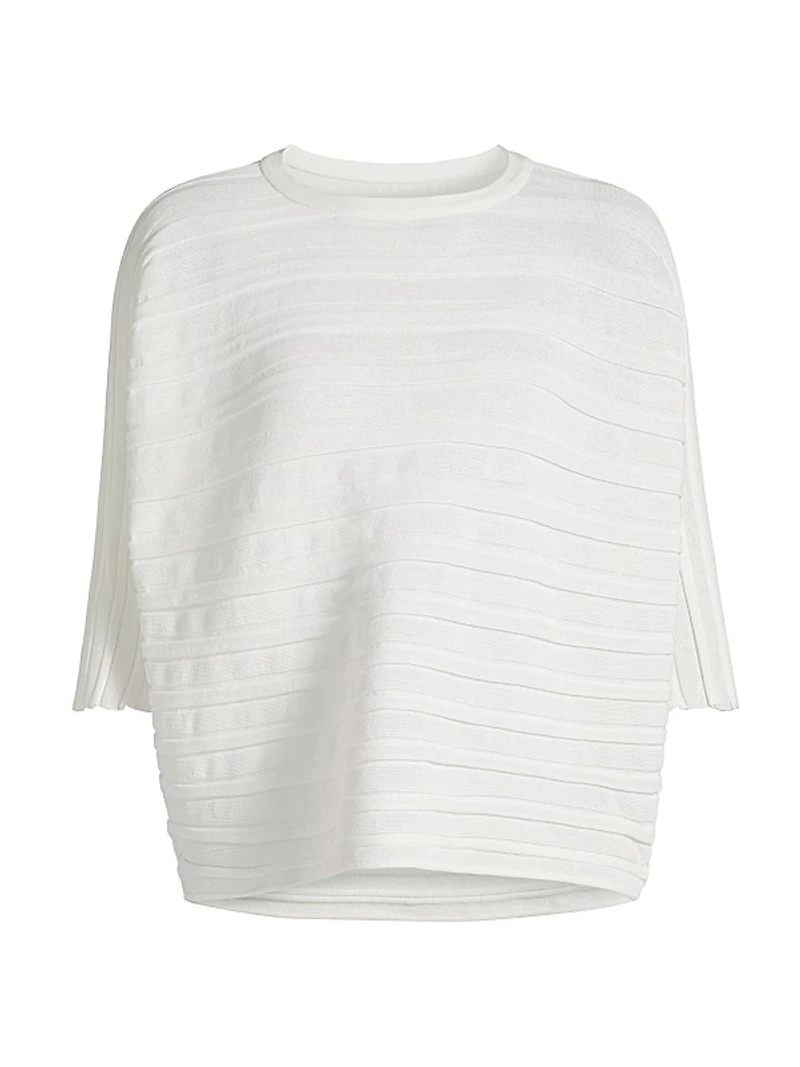 Step Plissé Knit Top
