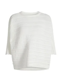Step Plissé Knit Top