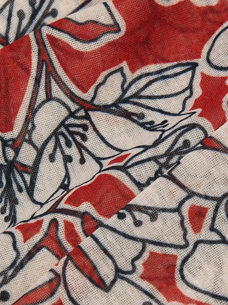 Anouk Floral One-Shoulder Maxi Dress