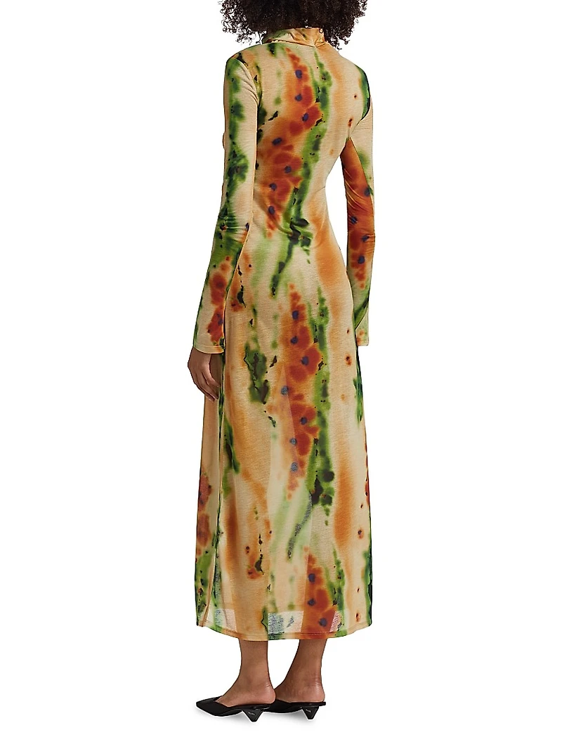 Blake Tie-Dye Midi-Dress