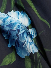 Delphine Floral One-Shoulder Maxi Dress