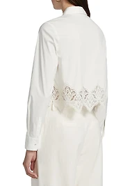 Cielo Lace-Trimmed Blouse