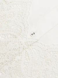 Cielo Lace-Trimmed Blouse