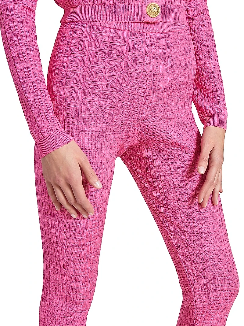 Logo Knit Leggings