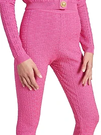 Logo Knit Leggings