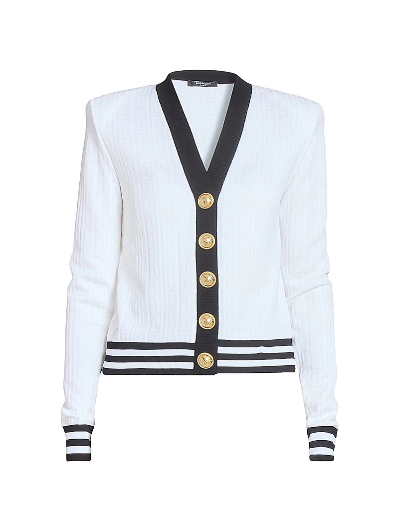 Logo Knit Cardigan