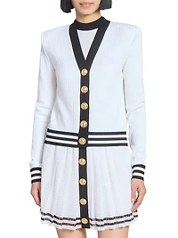 Logo Knit Cardigan