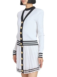 Logo Knit Cardigan