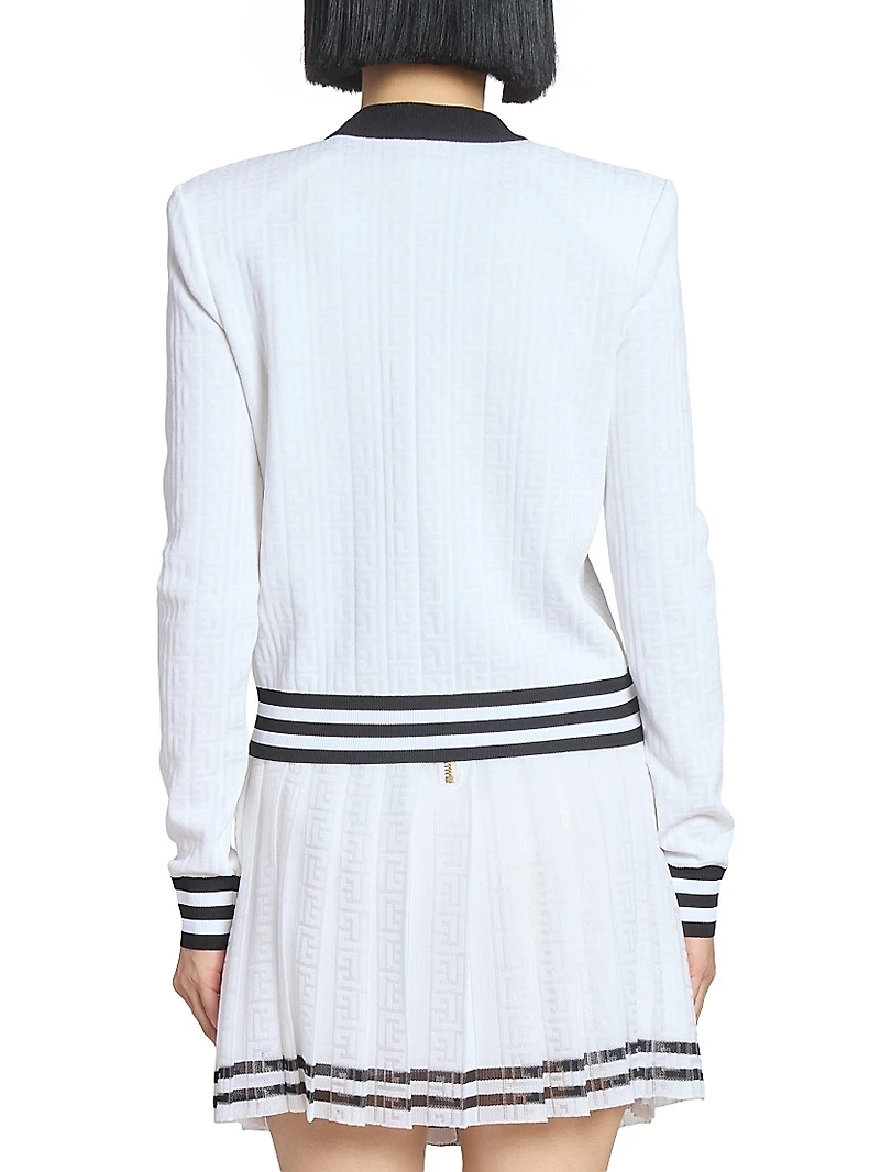 Logo Knit Cardigan