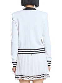 Logo Knit Cardigan