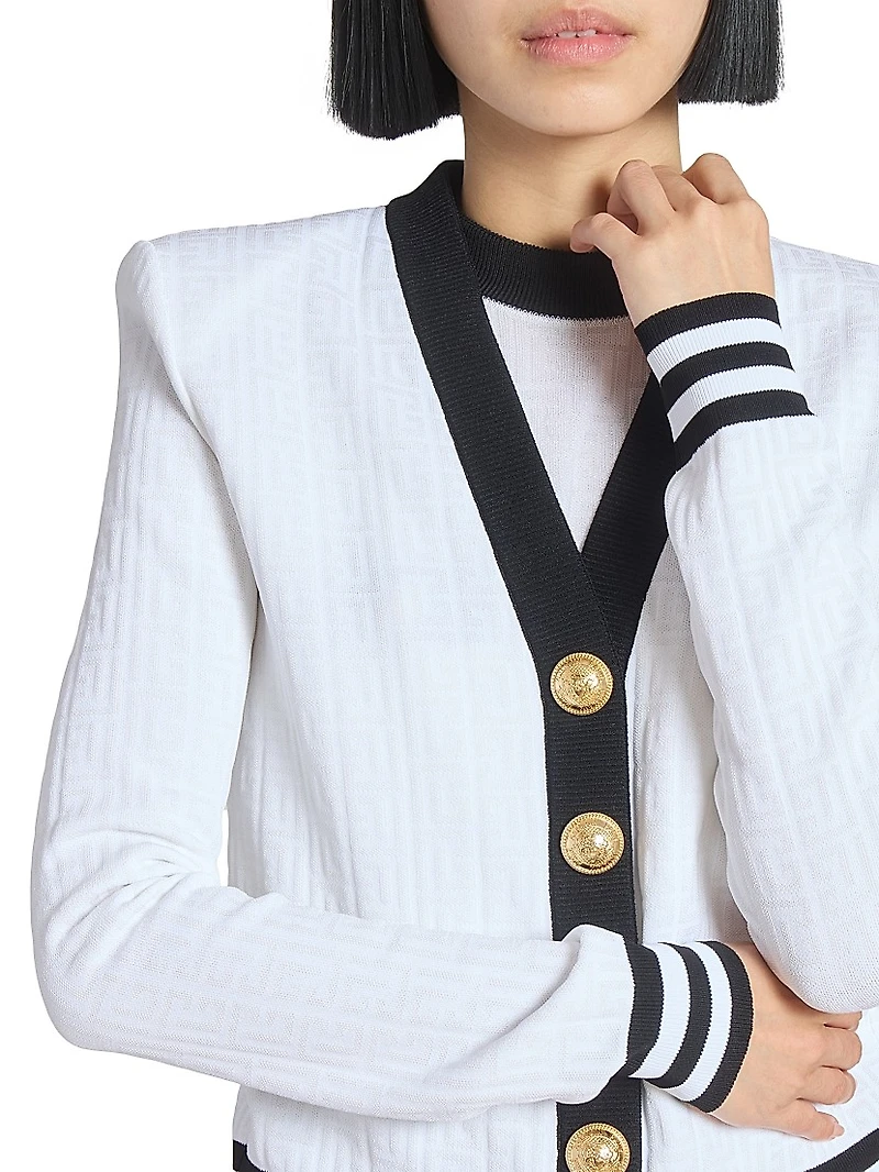 Logo Knit Cardigan