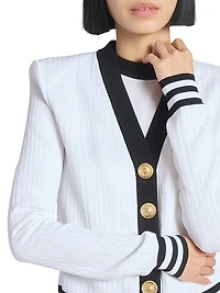 Logo Knit Cardigan