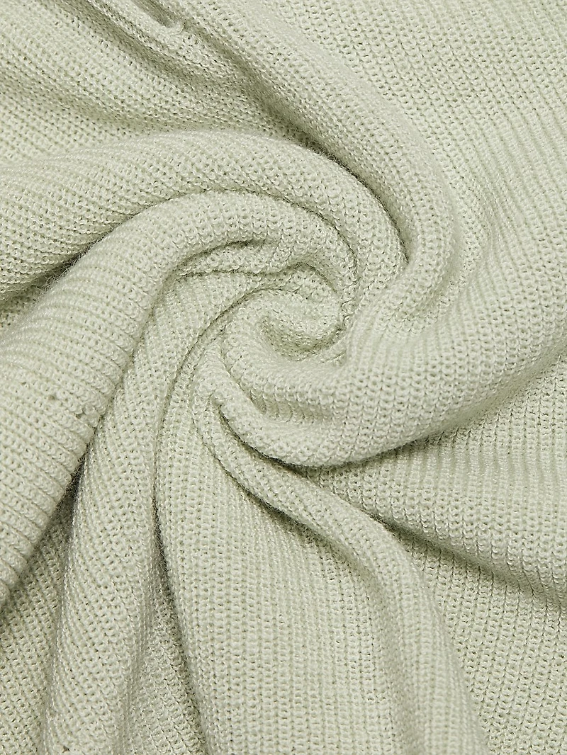 Darcey Cotton-Cashmere Polo Top