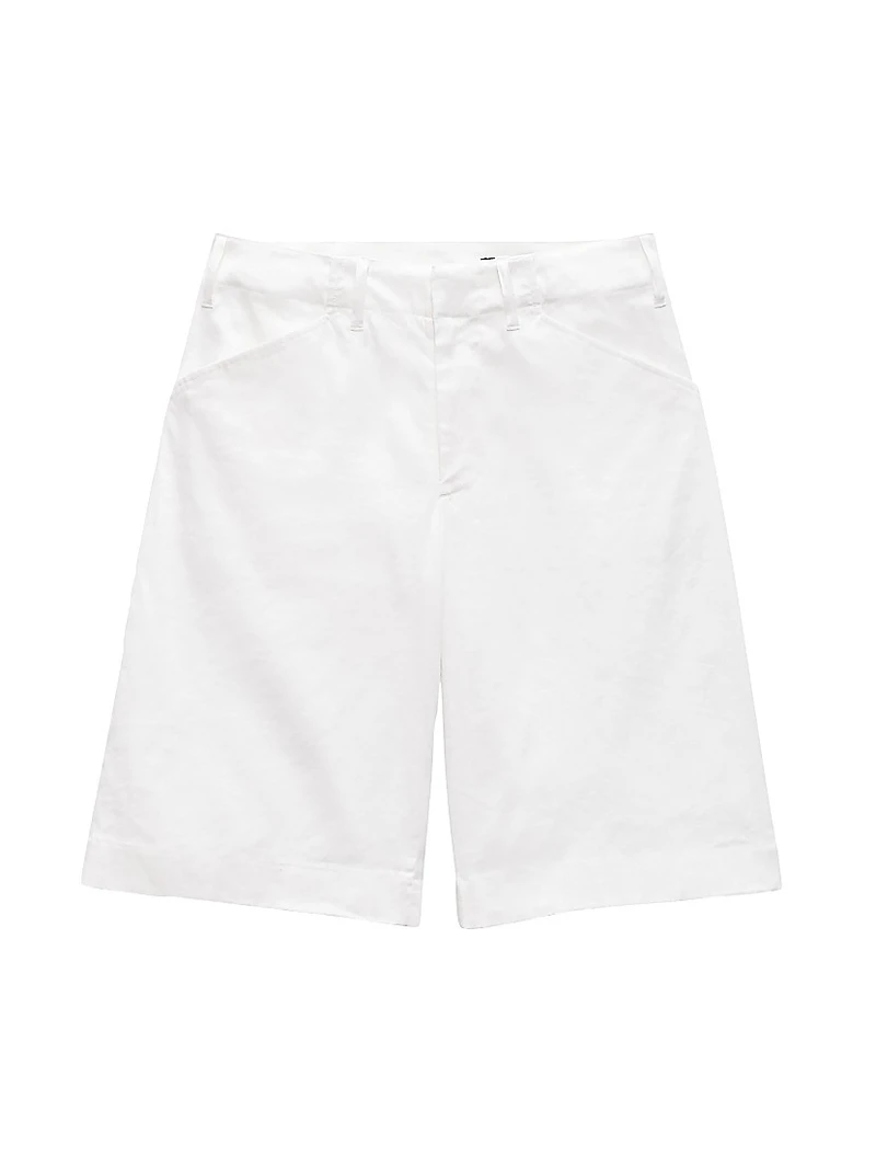 Banks Linen-Blend Shorts