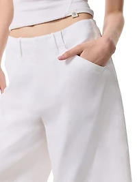 Banks Linen-Blend Shorts