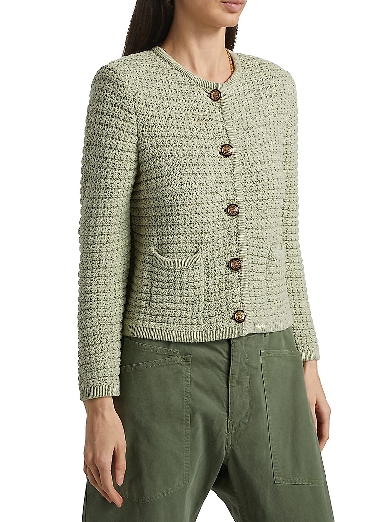 Gaspard Cotton-Blend Knit Cardigan