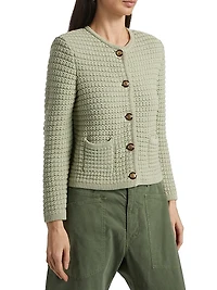 Gaspard Cotton-Blend Knit Cardigan