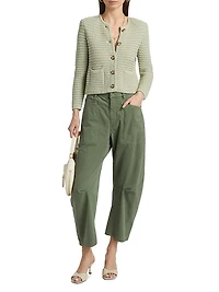 Gaspard Cotton-Blend Knit Cardigan