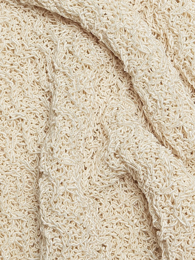 Pira Cotton-Blend Crochet-Knit Top