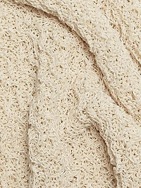 Pira Cotton-Blend Crochet-Knit Top