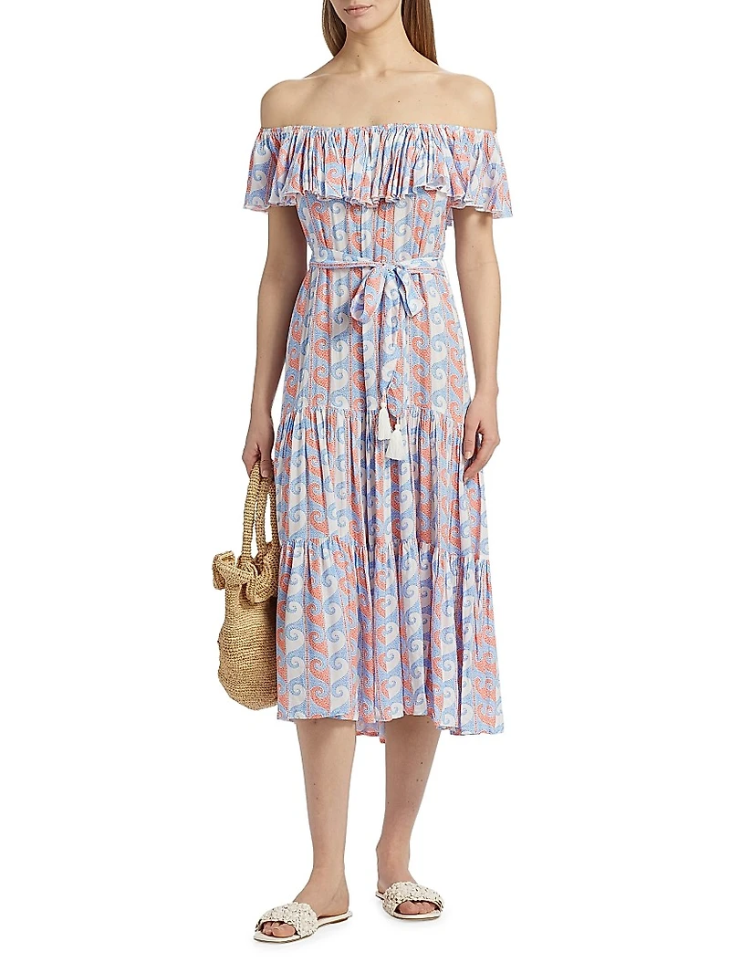 Johnny Was x Paolita Bianca Cover-Up Dress