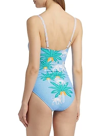 Johnny Was x Paolita Ruched One-Piece Swimsuit