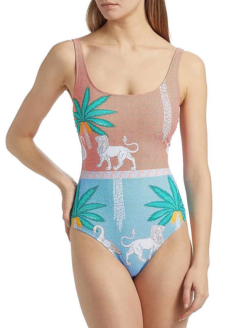 Johnny Was x Paolita Tank One-Piece Swimsuit
