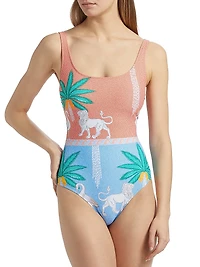 Johnny Was x Paolita Tank One-Piece Swimsuit