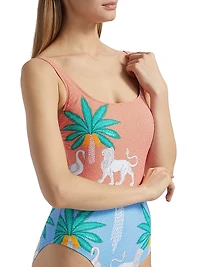 Johnny Was x Paolita Tank One-Piece Swimsuit