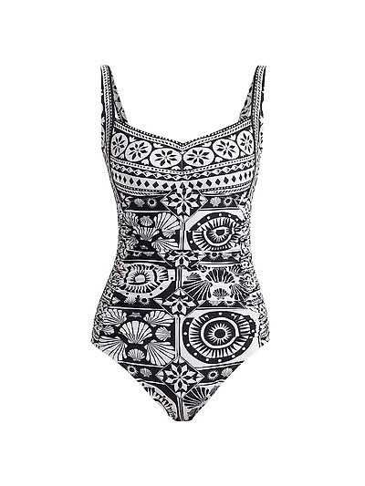 Sweetheart Ruched One-Piece Swimsuit
