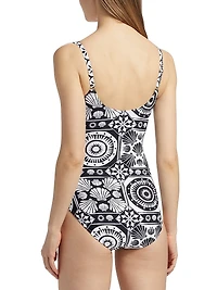 Sweetheart Ruched One-Piece Swimsuit