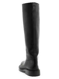 Leather Knee-High Boots