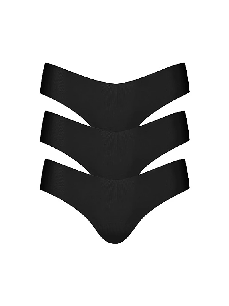 Invisible Rib Thong 3-Pack