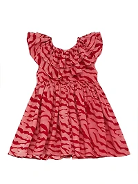 Baby Girl's, Little Girl's & Funke Ruffle-Trim Dress