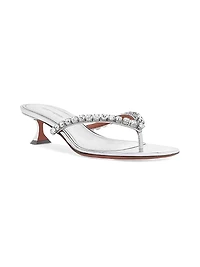 Cruise Gigi 45MM Embellished Strap Leather Sandals