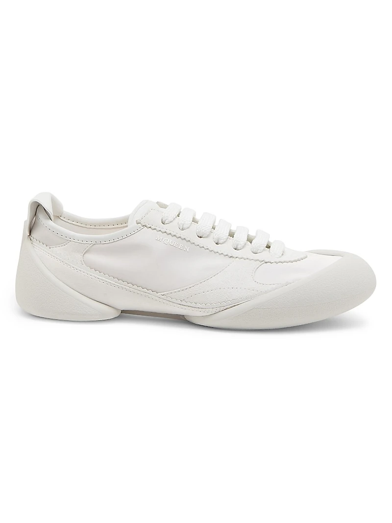 Leather Low-Top Split Sole Sneakers