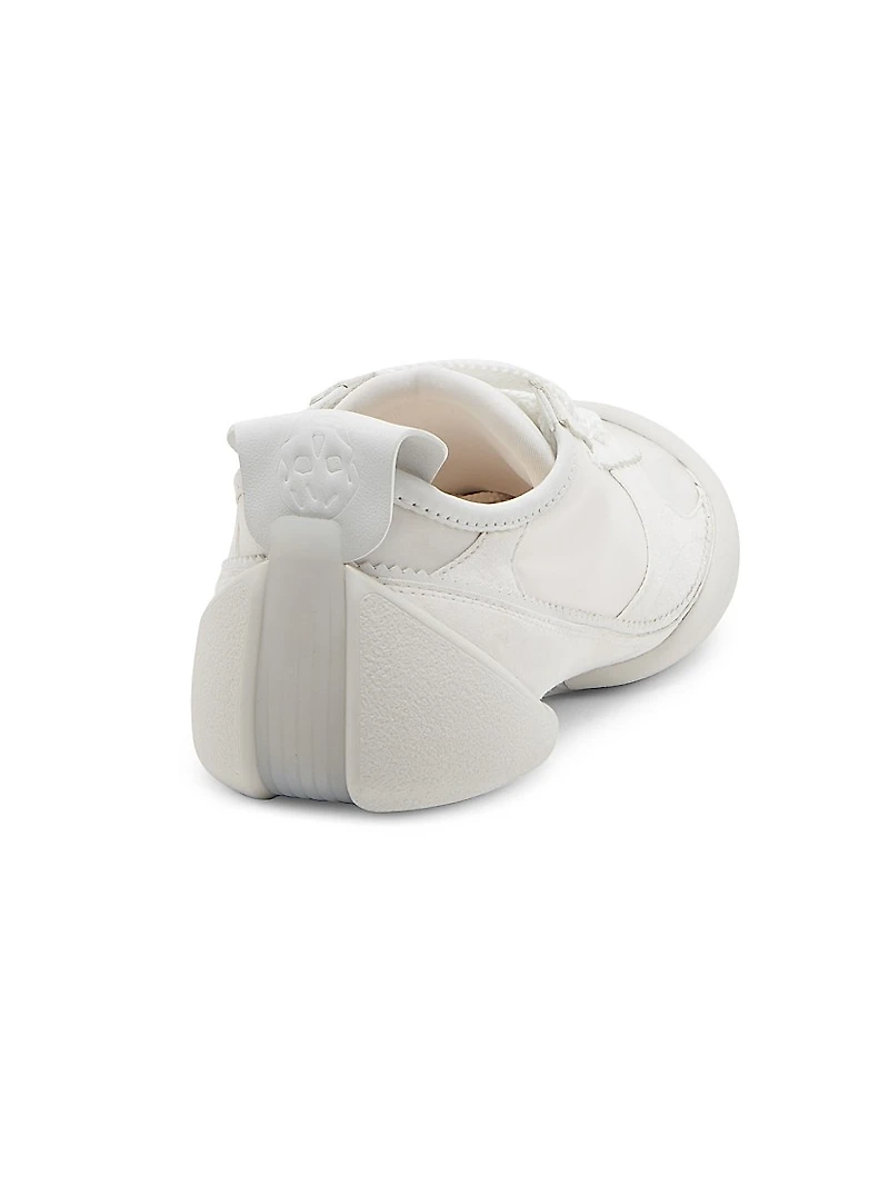 Leather Low-Top Split Sole Sneakers