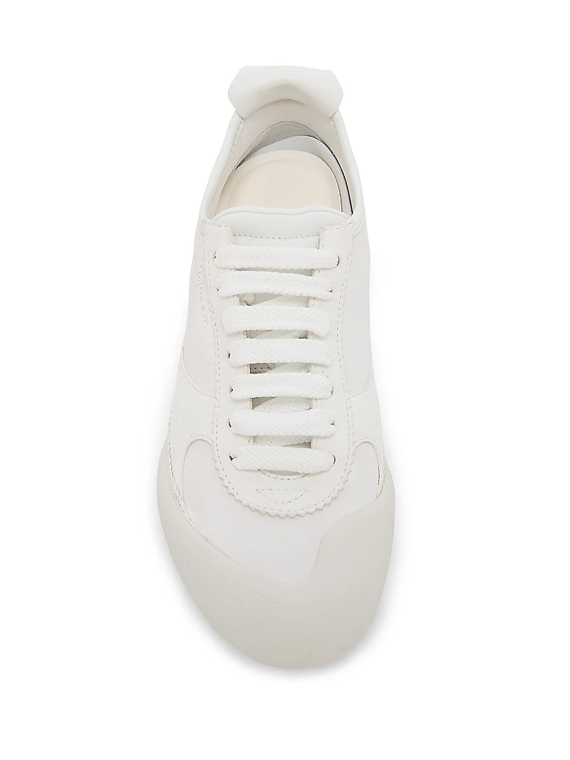 Leather Low-Top Split Sole Sneakers